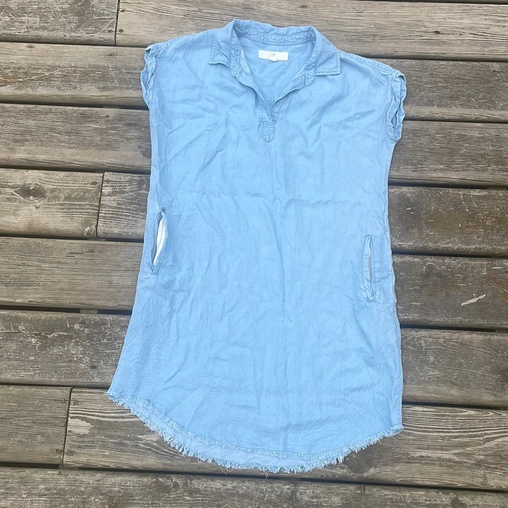 Thread & Supply  Denim Shirt Dress - Picture 2 of 8